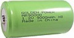 Nabíjecí článek Ni-MH D 1,2V/9Ah GOLDEN POWER